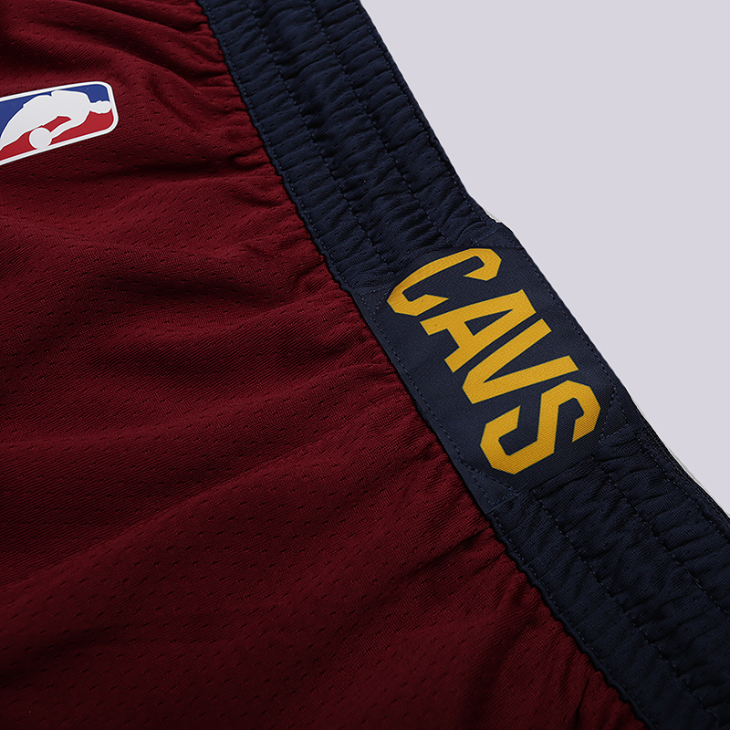 мужские бордовые шорты Nike Cleveland Cavaliers Icon Edition Swingman NBA Shorts 866793-677 - цена, описание, фото 4